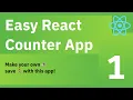 ReactJS Counter Tutorial 01 - Intro Project Setup
