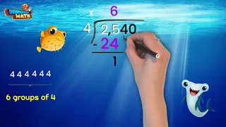 Dividing Using the Standard Algorithm - 4th Grade