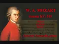 Mozart Sonata K. 545 モーツァルト  ピアノソナタ ハ長調K.545 - Gabriele Tomasello, piano.