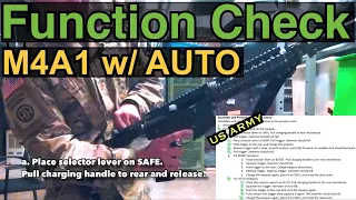 How to Function Check M4 w AUTO Only Step-by-Step Instruction Tutorial Provided