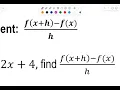 Day 3 Function Notation and the Difference Quotient