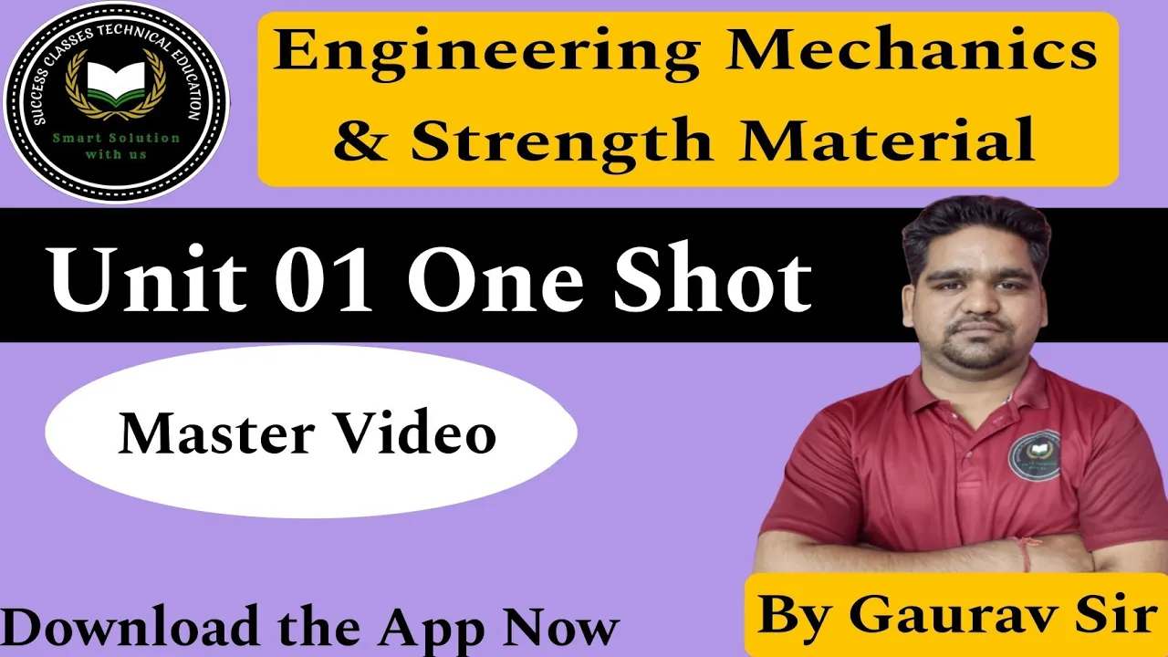 EM&SM || SOM II Unit 1 || One Shot || Clear All Doubts By Gaurav Sir