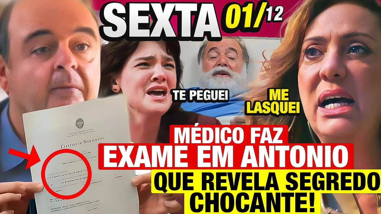 TERRA E PAIXÃO CAPÍTULO DE HOJE - SEXTA 01/12 - Resumo da novela Terra e Paixão