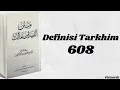 Download Lagu Alfiyyah Ibnu Malik bait 608 // Definisi Tarkhim //