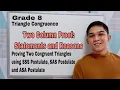 Two Column Proof - Triangle Congruence