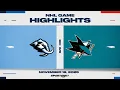 NHL Highlights | Utah Mammoth vs. San Jose Sharks - November 18, 2025