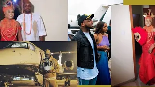 davido 30bg shuns israel his managers traditional wedding in benin city