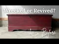 How to Replace Veneer Lane Cedar Chest Revival