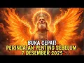 JIWA TERPILIH✨INI HARUS SAMPAI PADAMU SEBELUM BESOK,PERINGATAN MENDESAK MINGGU PERTAMA DESEMBER 2025
