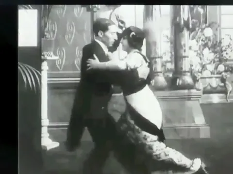 The first tango film "Tango Argentino" or "El Moreno Agapito" (Buenos Aires) (1900) by Eugene Py