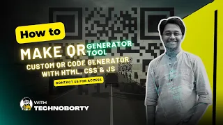 How to Make a Custom QR Code Generator with HTML CSS JavaScript