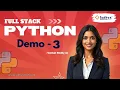 Python Full Stack Demo 3 Learn Web Development with Python Django React
