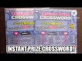 INSTANT PRIZE CROSSWORD CA Scratchers