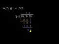 Dividing by a two digit number