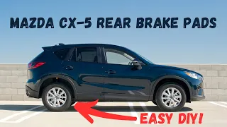 HOW TO 2012 - 2017 Mazda CX-5 Rear Brake Pads Replacement Complete Guide
