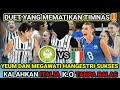 Download Lagu DUET PANAS‼️YEUM DAN MEGAWATI HANGESTRI SUKSES❗ KALAHKAN ITALIA TANPA BALAS❗