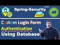 HINDI Spring Security Login Form Example with Database Authentication Spring Security Course
