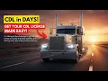 Get Your CDL License Made EASY