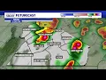 Live radar Tracking severe storms entering Pennsylvania