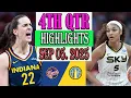 Download Lagu Indiana Fever vs Chicago Sky 4th Qtr Highlights [sep 05, 2O25]| Women's Basketball 2025
