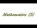 Eng - Math 5