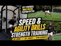 FULL Workout Day Speed Agility Drills Strength Training Athlete Workout