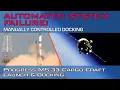 Automated System Failure Manually Controlled Docking Progress MS-33 Launch Docking