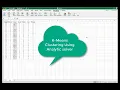 K-means Clustering Using Analytic Solver