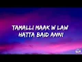 Elyanna - Callin' U (Tamally Maak) (Lyrics)