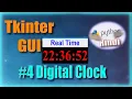 Make Real time Digital Clock with Python GUI Tkinter Hindi