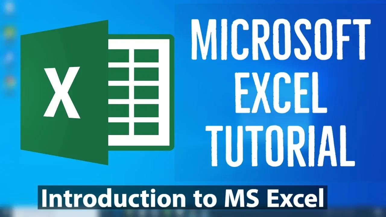 Microsoft Excel Tutorial - Introduction to MS Excel