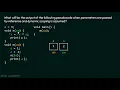 Static and Dynamic Scoping Solved Question 2
