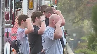 Procession for fallen Lexington firefighter travels from Winston-Salem to Thomasville