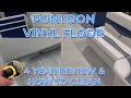 PONTOON VINYL 4 YEAR REVIEW - How s It Holding Up How to Clean Vinyl Floors