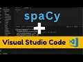 How to install Spacy in Visual Studio Code