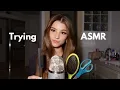 Brooke Monk tries ASMR Giving YOU a haircut layered sounds