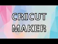 Cricut Maker cutting fabric