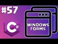 C Graphical Course Windows Forms TableLayoutPanel Part