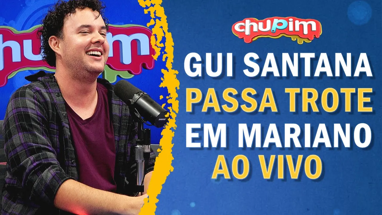 GUI SANTANA PASSA TROTE EM MARIANO AO VIVO