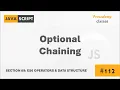 Optional Chaining ES6 Operators Data Structures A Complete Modern JavaScript Course