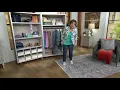 Laurie Felt Classic Denim Slim-Leg Embroidered Chevron Jeans on QVC