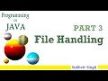 File Handling in JAVA Part 3
