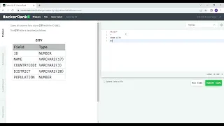 HackerRank SQL Select By ID SQL Learning