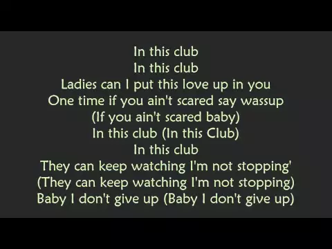 Download MP3 Love In This Club II (Lyrics) - Usher feat. Beyonce and Lil Wayne