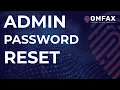 User Maintenance - Password Reset