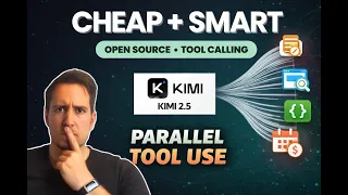 parallel processing with kimi 2 5 is insane