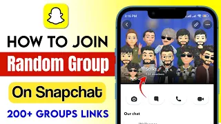 How To Join Random Group Chat On Snapchat 2025 Snapchat Group Link Join 