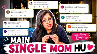 MAIN SINGLE MOM HU ✨️ My First QnA Video #ashortaday #trending #vlog #ytshorts #mom #qna 