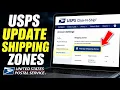 How to update ecommerce shipping zones in USPS Click-N-Ship - Complete Guide