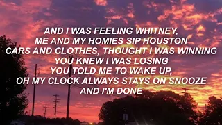 Download POST MALONE - FEELING WHITNEY - LYRICS MP3